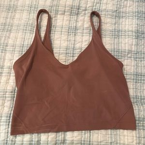 Lululemon align tank in pink color size 8